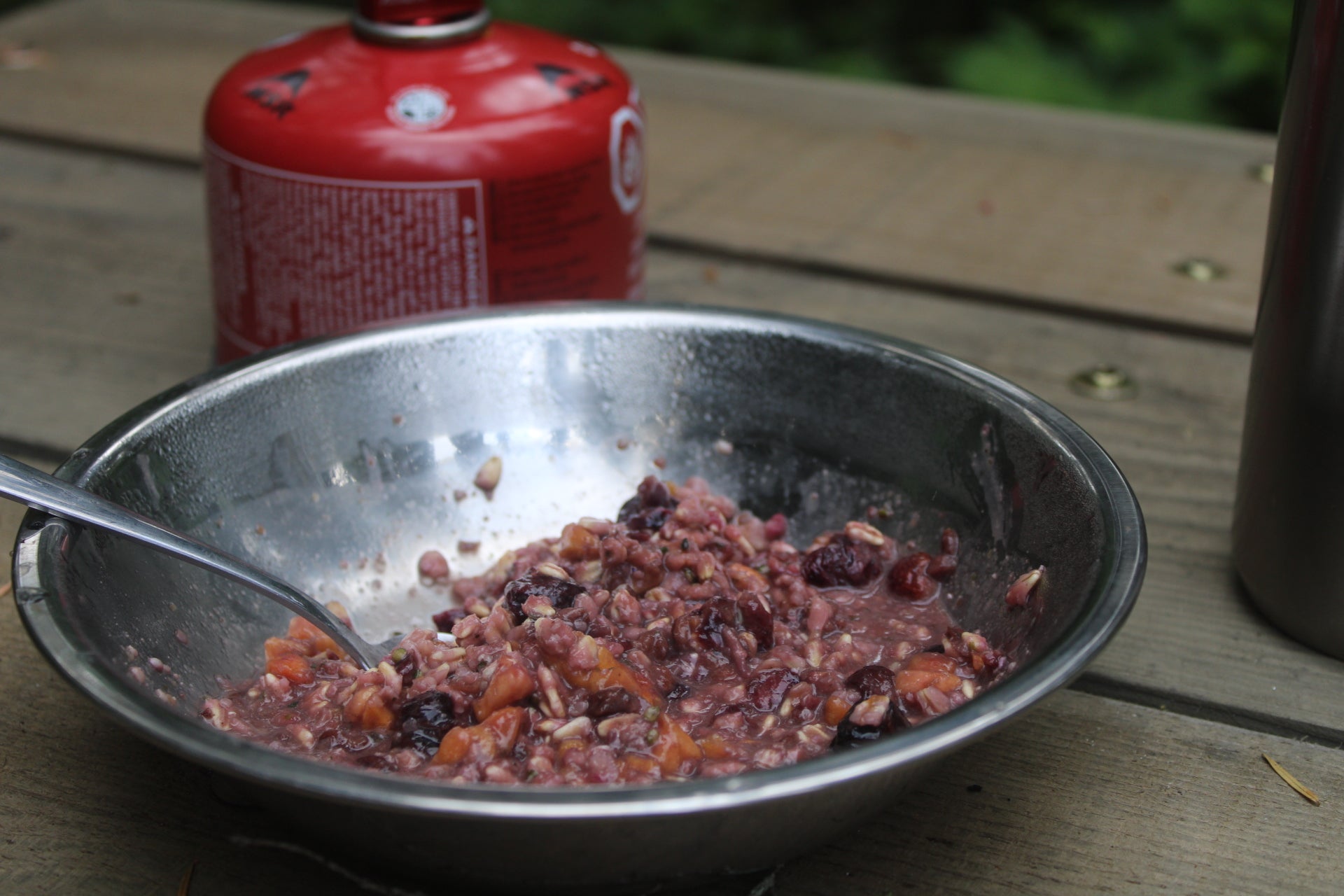 Mango and Cherry Oatmeal